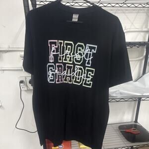 DIGIPRINT Women’s First Grade T-Shirt Short Sleeve Crew Neck Black Size L